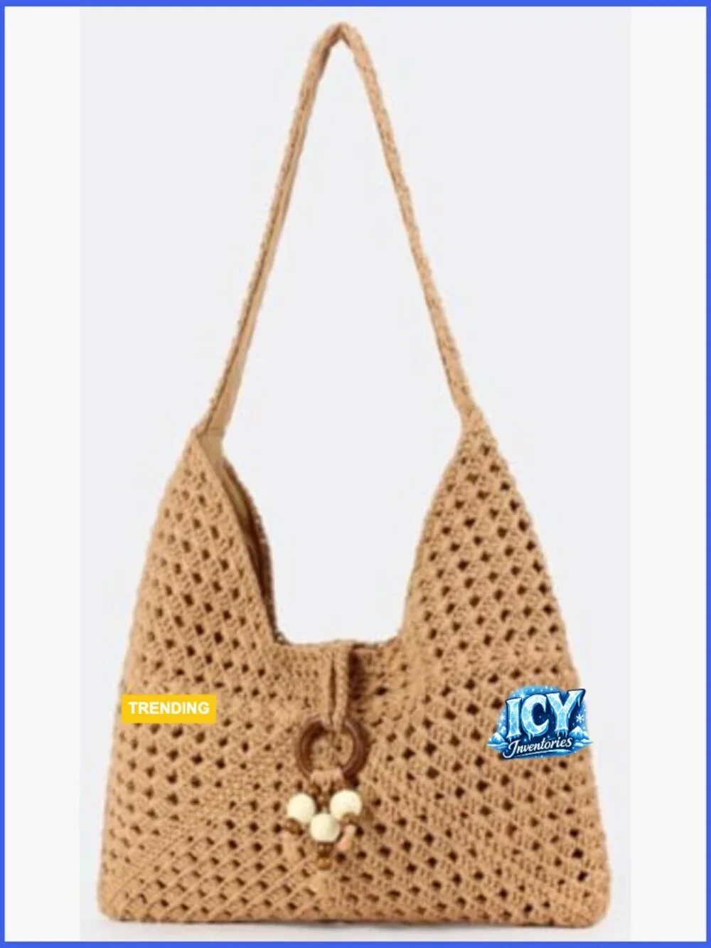 Straw Slouchy Hobo Bag Handwoven Satchel Purse Beach Tote Travel Casual
